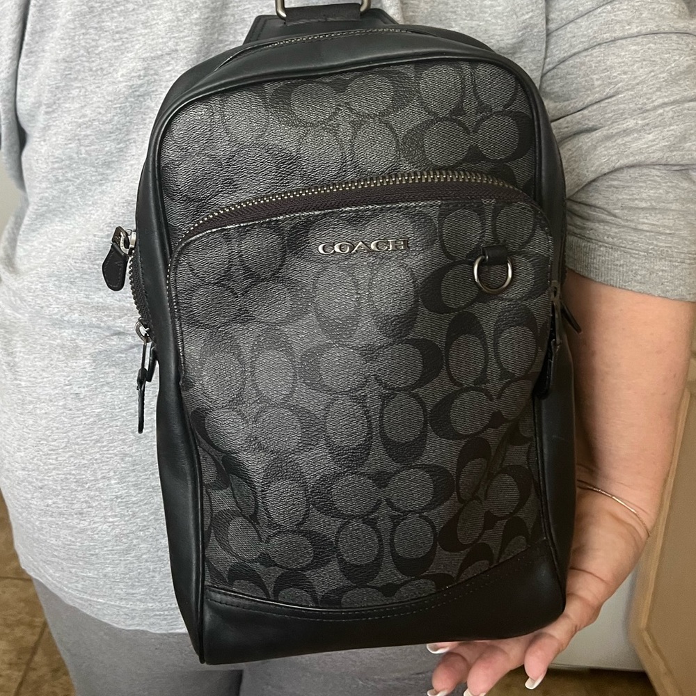 Black Authentic Coach Backpack